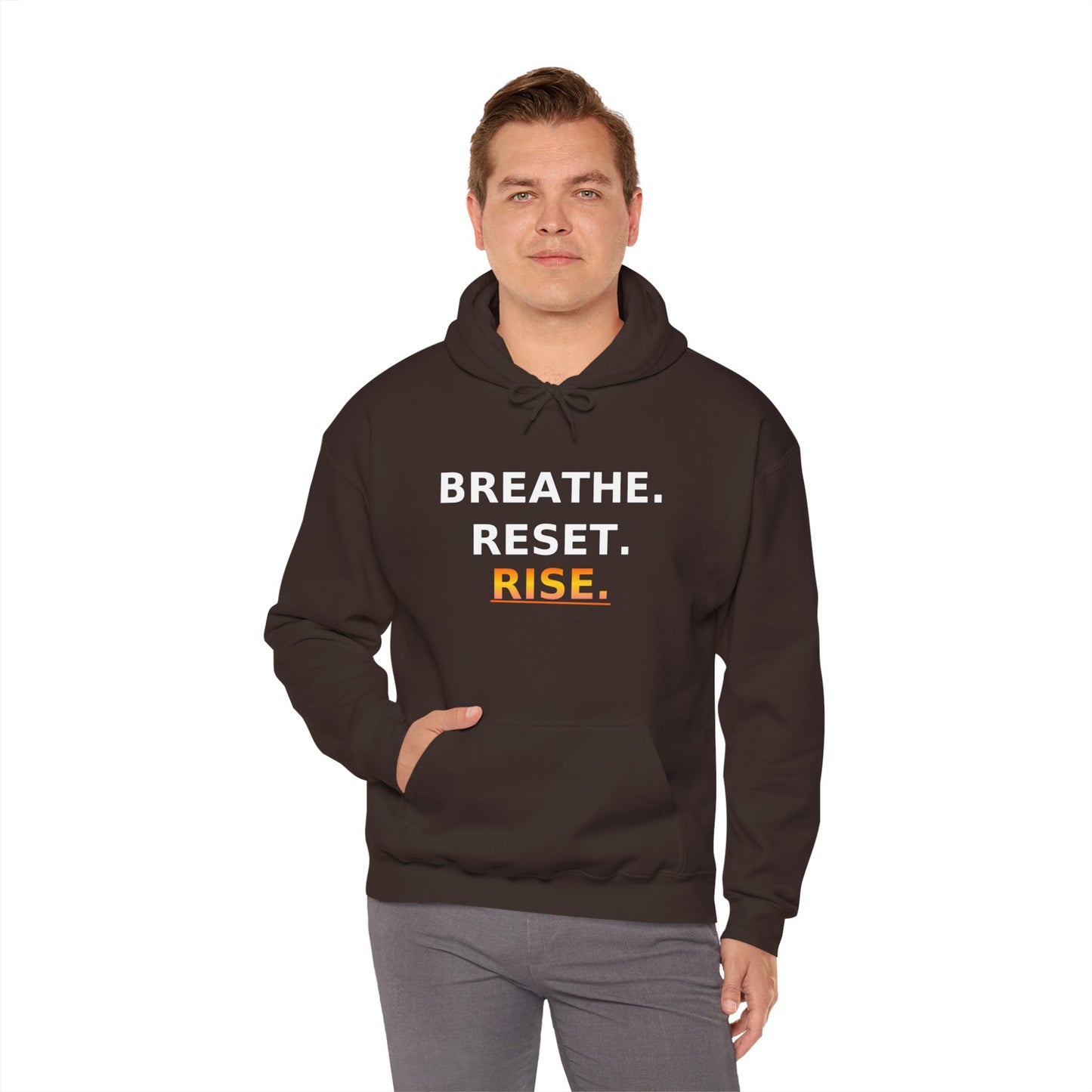 Breathe Reset Rise Hoodie – Mindfulness Streetwear for Balance & Growth