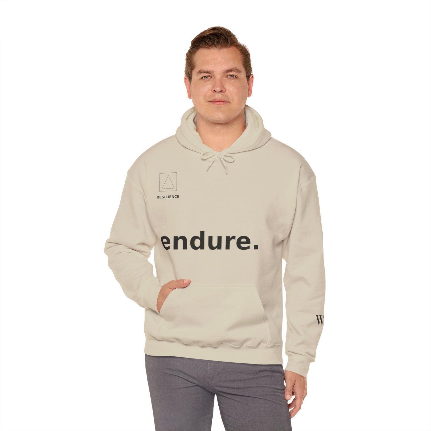 ENDURE Hoodie – Motivational Resilience Streetwear