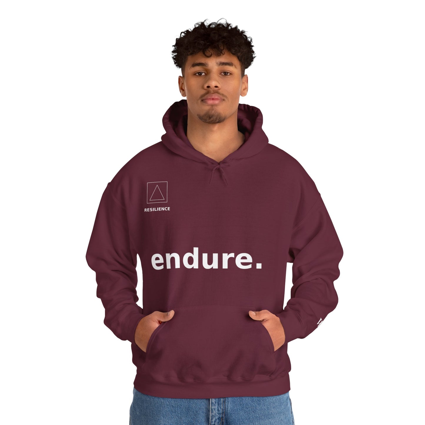 ENDURE Hoodie – Motivational Resilience Streetwear