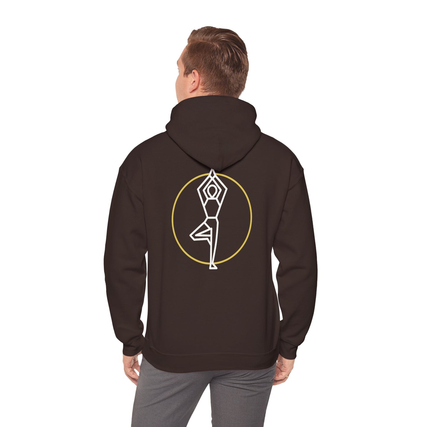 Vrksasana Balance Hoodie – Yoga-Inspired Mindfulness Streetwear