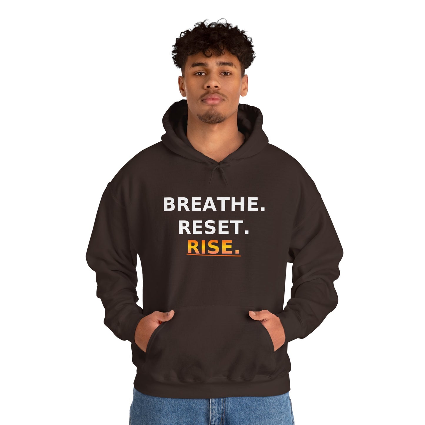 Breathe Reset Rise Hoodie – Mindfulness Streetwear for Balance & Growth