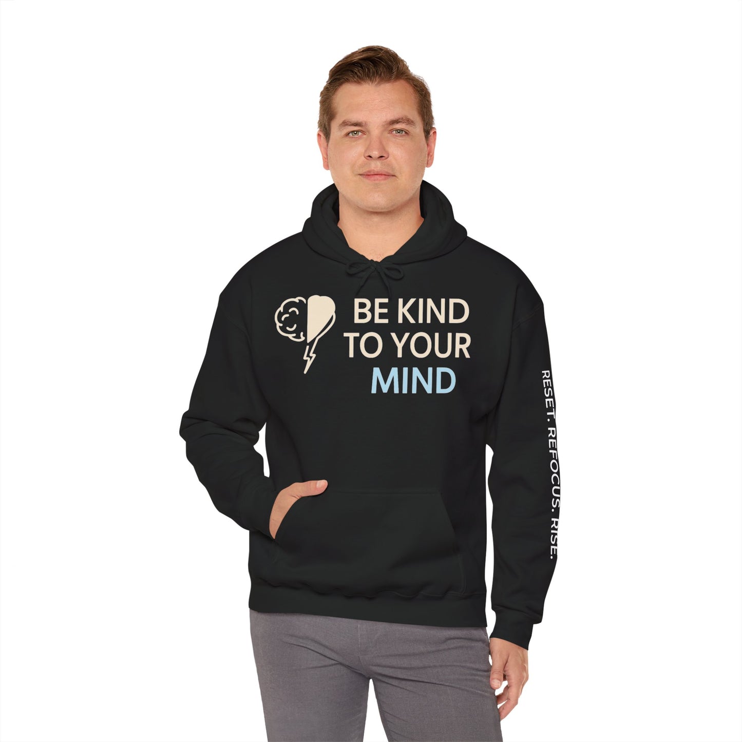 Be Kind to Your Mind – Cozy Mental Wellness Hoodie