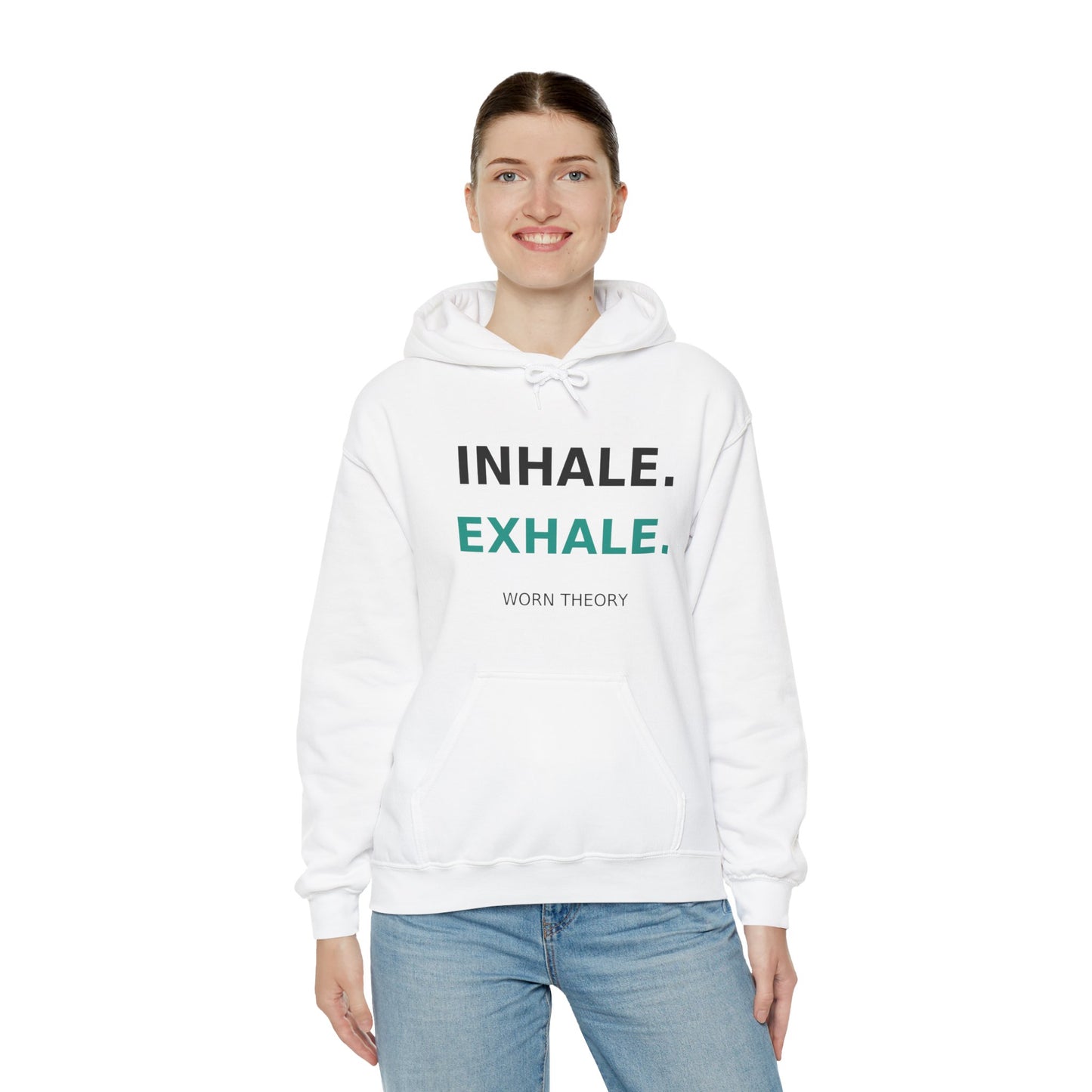 INHALE EXHALE Hoodie – Mindfulness Streetwear for Calm and Balance