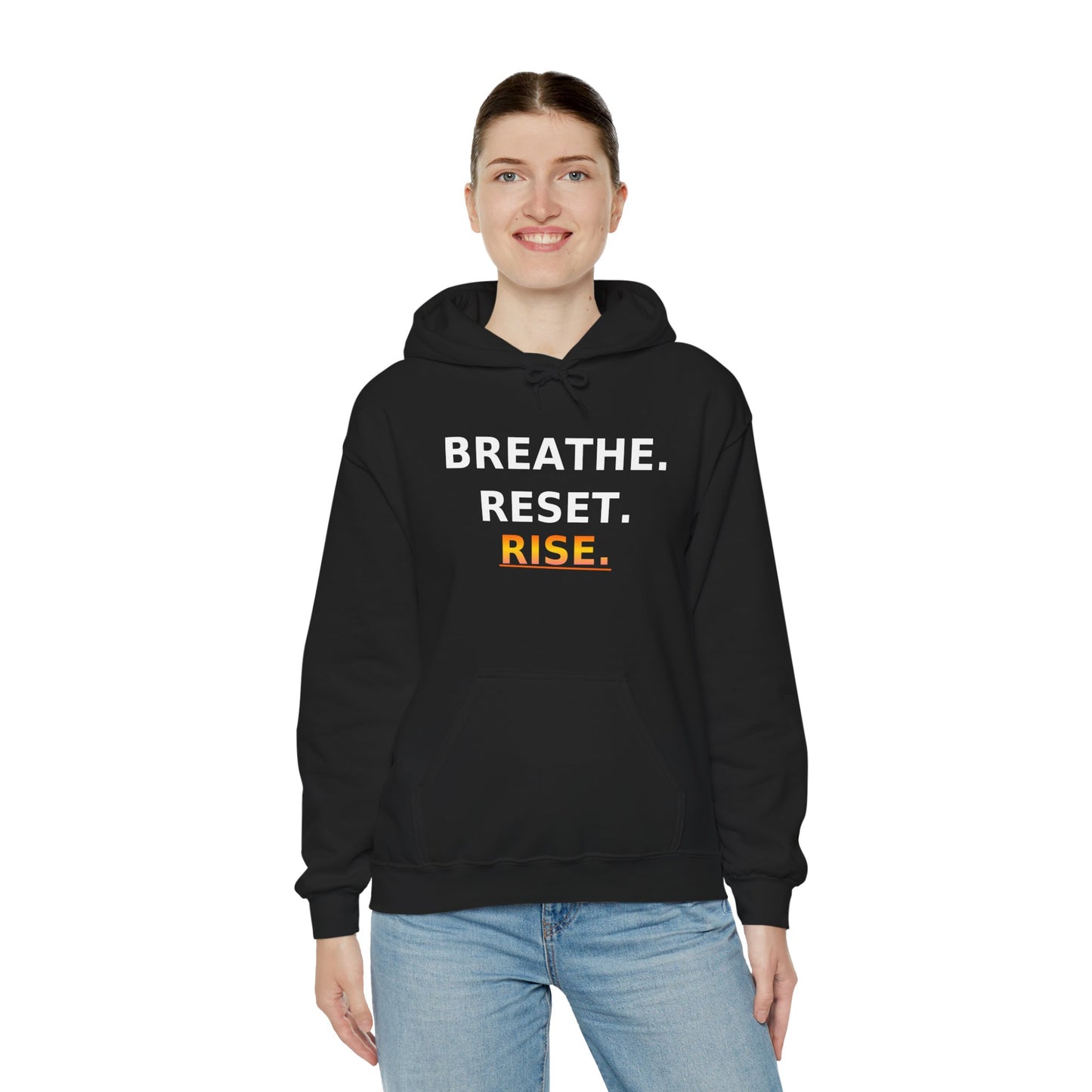 Breathe Reset Rise Hoodie – Mindfulness Streetwear for Balance & Growth