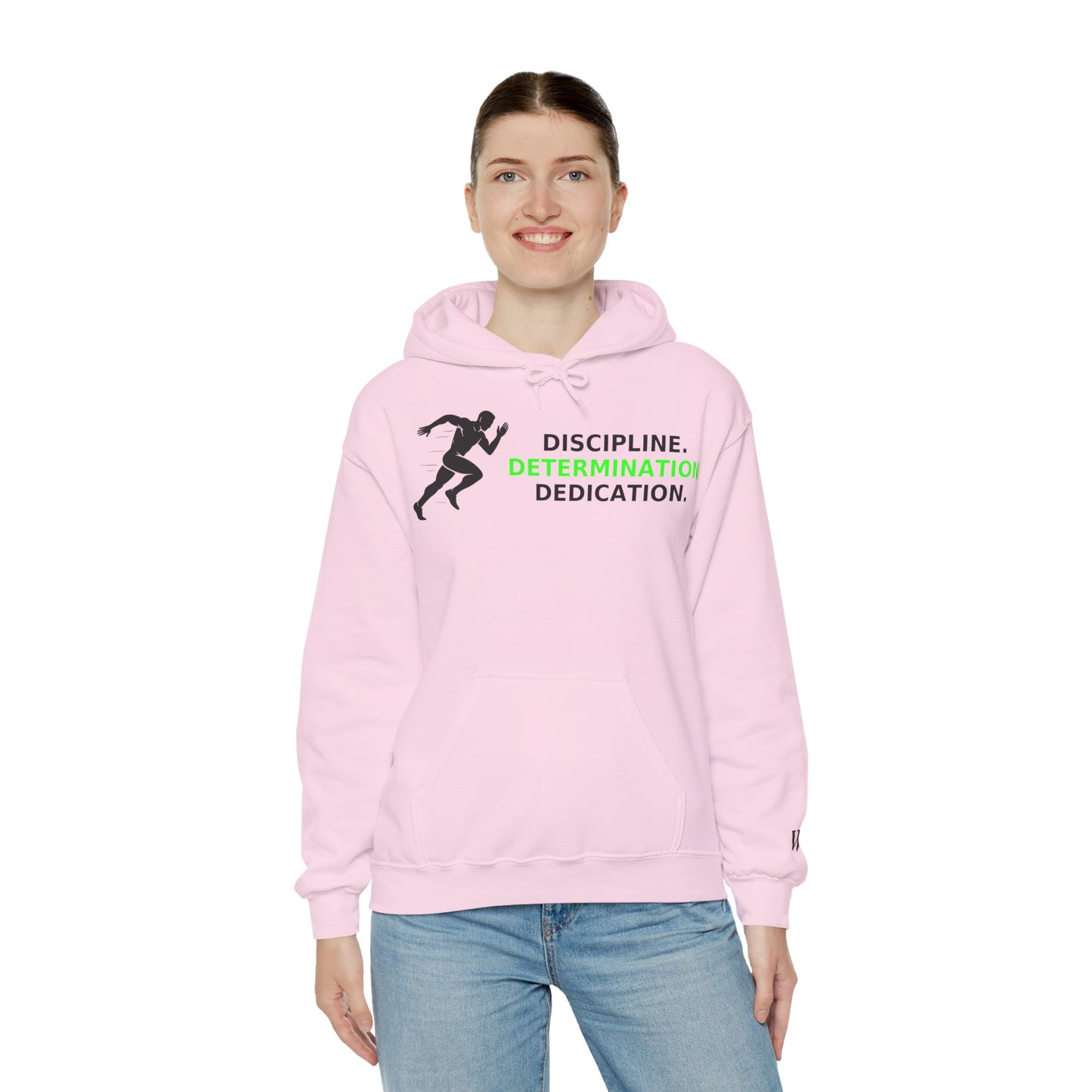 Discipline Determination Dedication Hoodie – Motivational Gym Streetwear