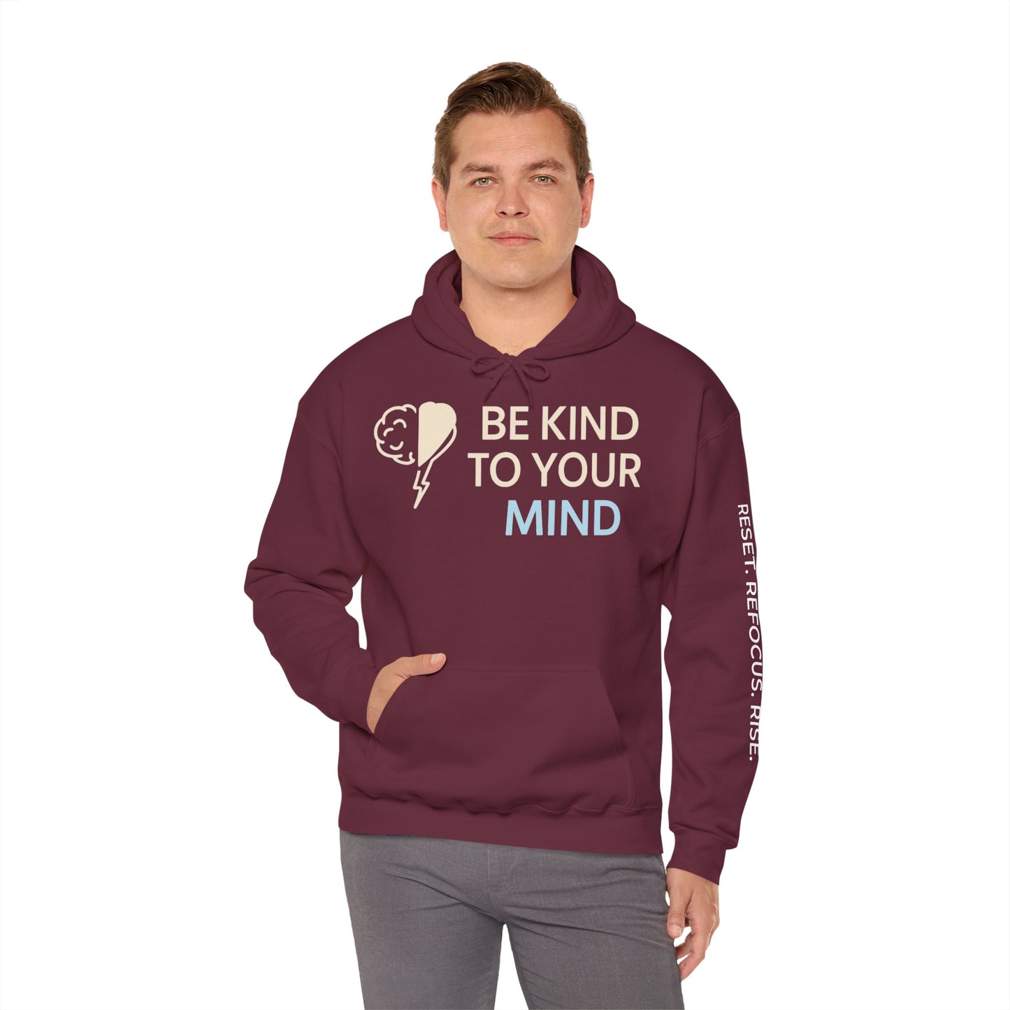 Be Kind to Your Mind – Cozy Mental Wellness Hoodie