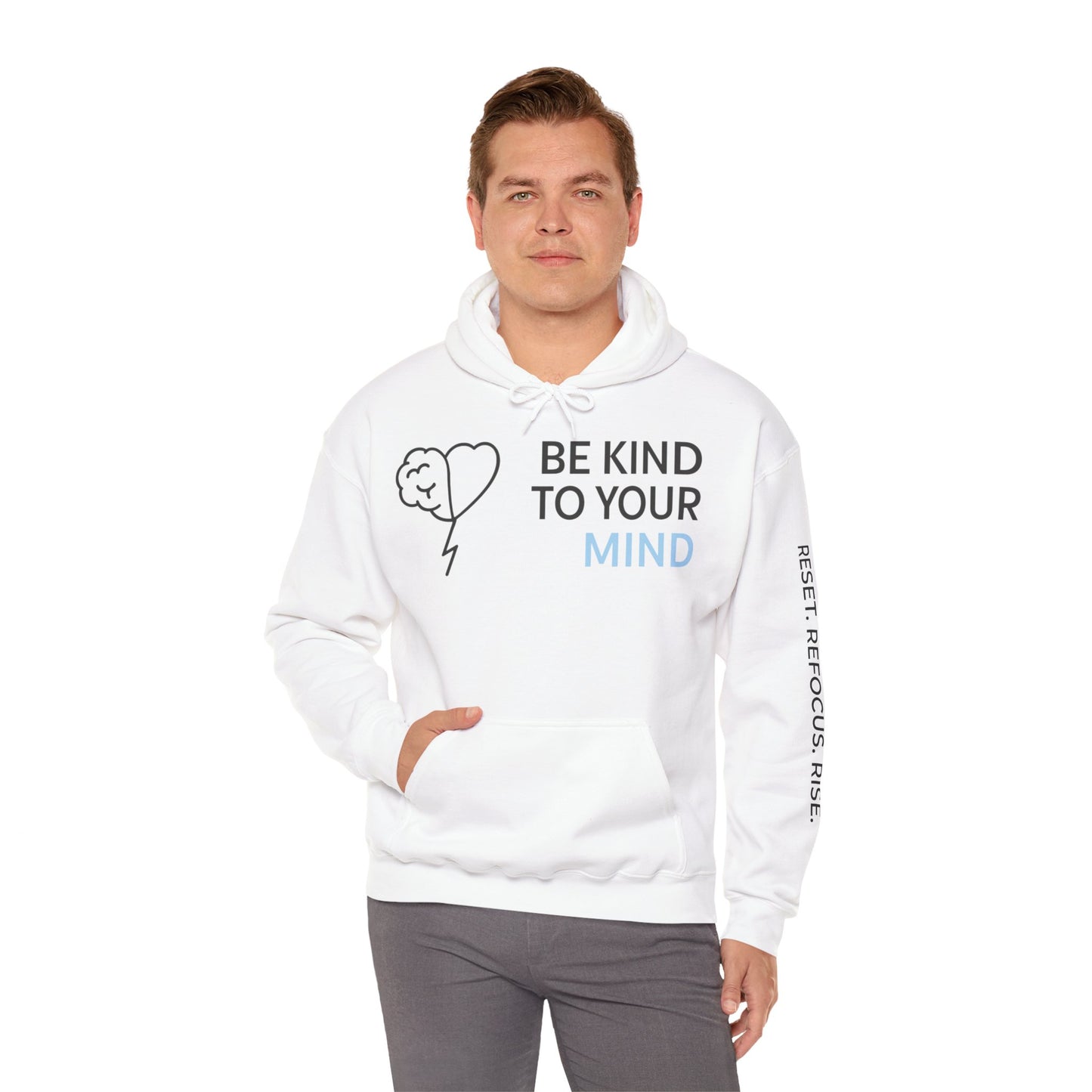 Be Kind to Your Mind – Cozy Mental Wellness Hoodie