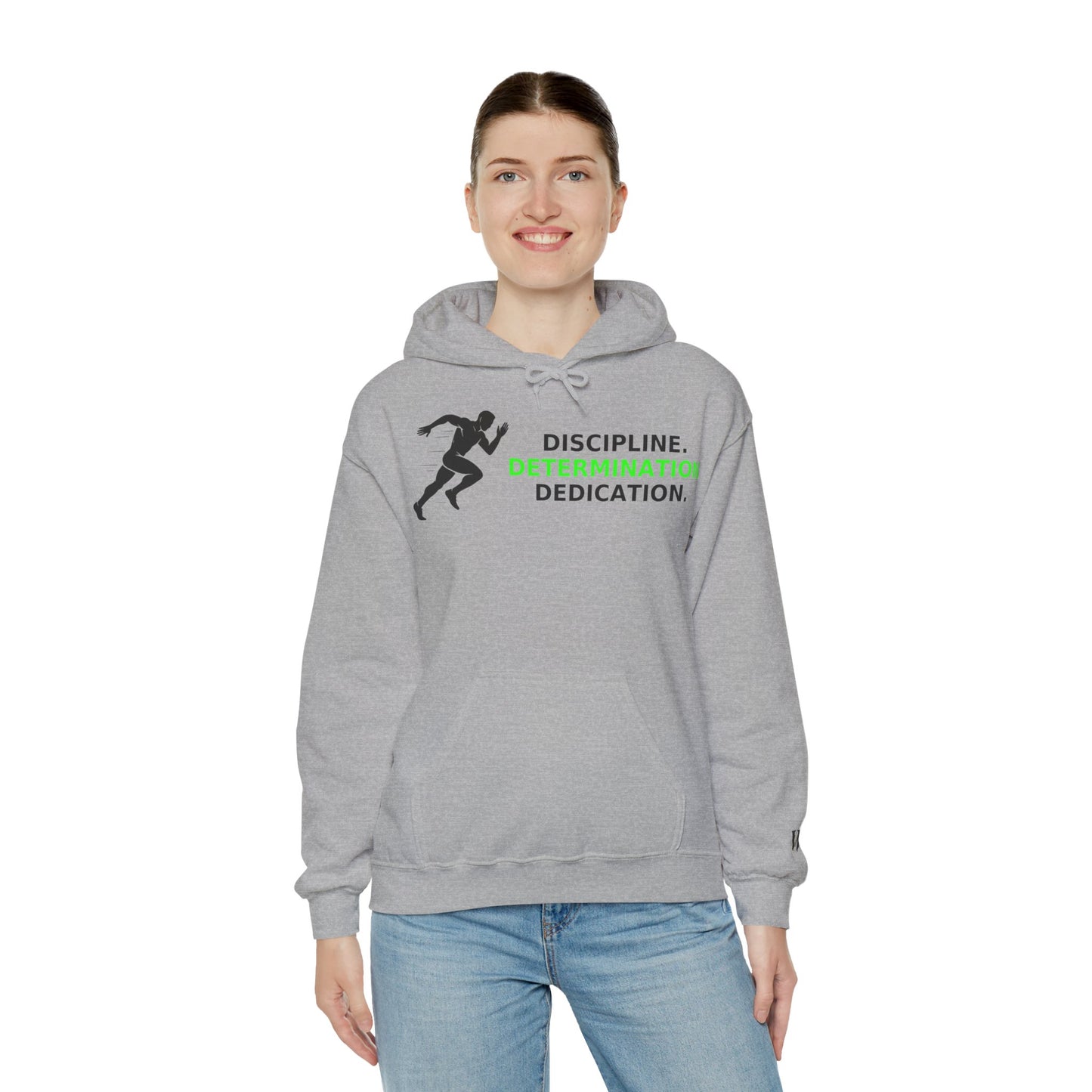 Discipline Determination Dedication Hoodie – Motivational Gym Streetwear