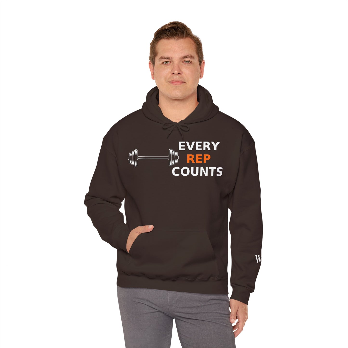 Every Rep Counts Hoodie – Motivational Gym Streetwear