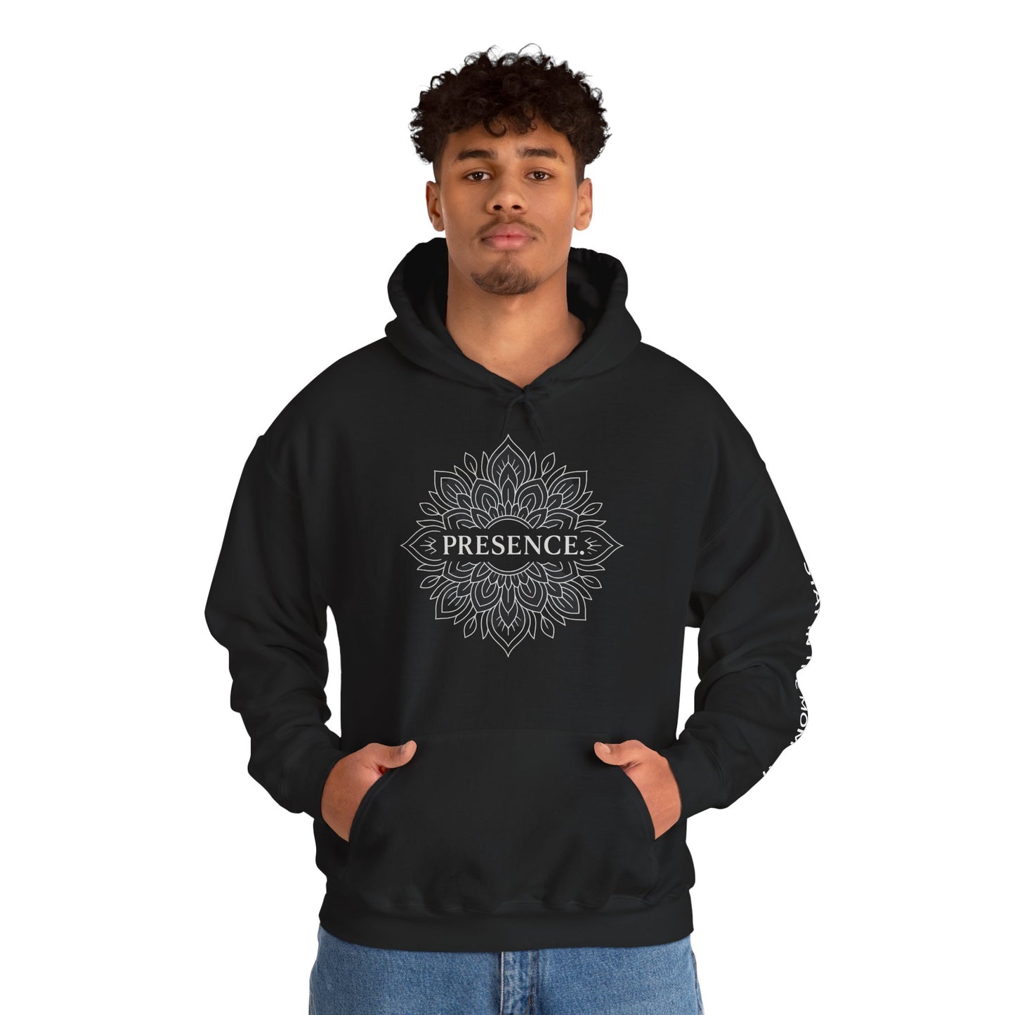 Presence Hoodie – Mindfulness Mandala Streetwear
