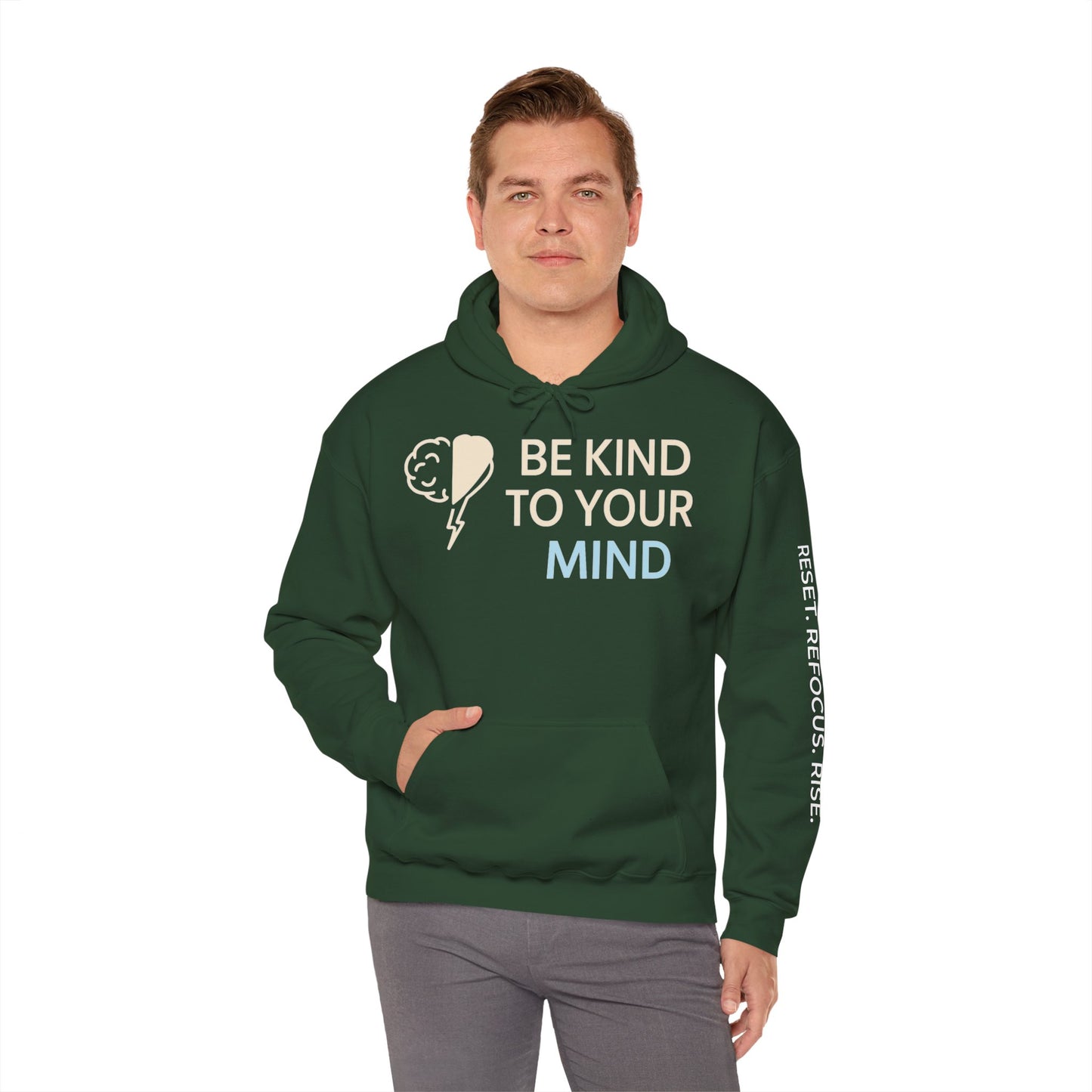 Be Kind to Your Mind – Cozy Mental Wellness Hoodie