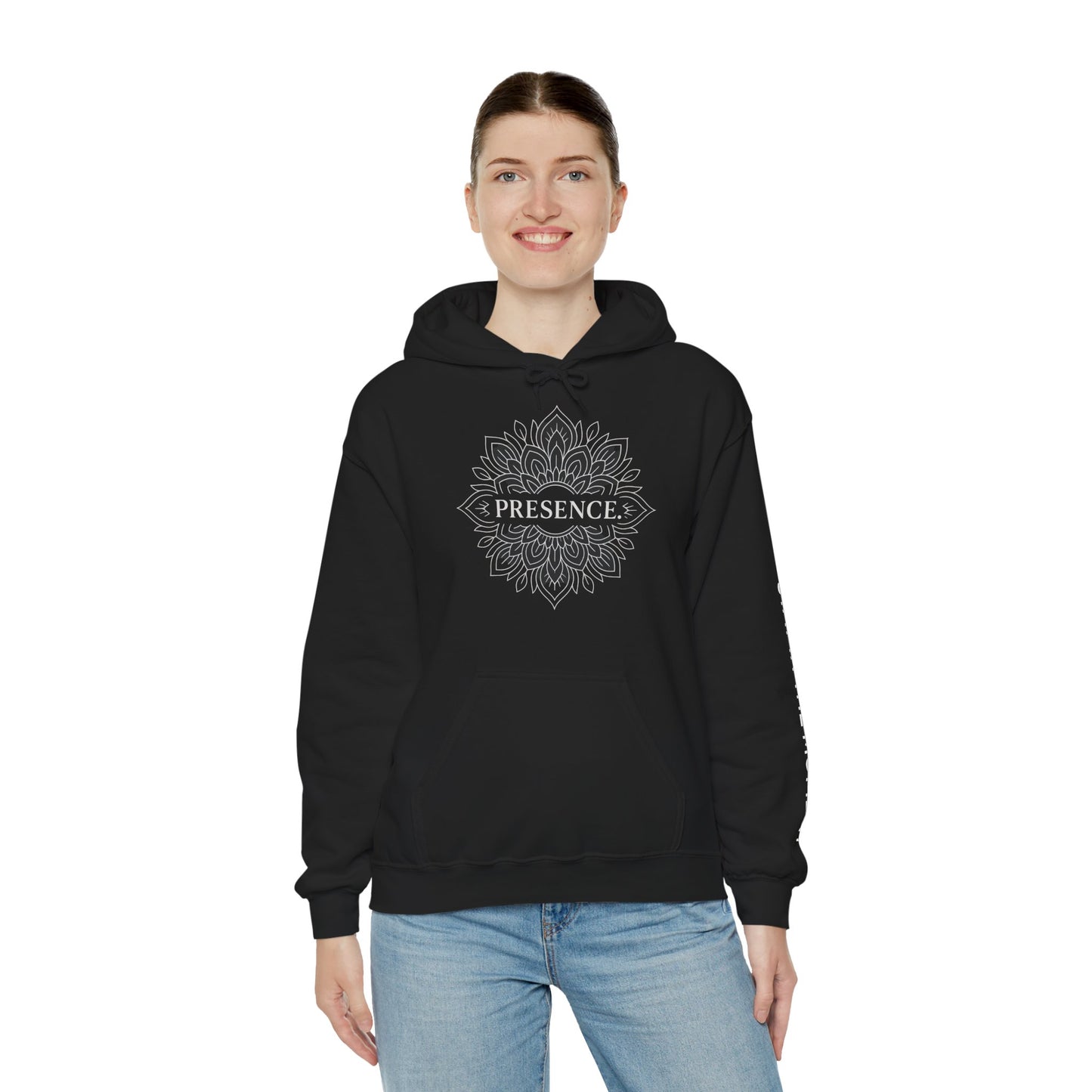Presence Hoodie – Mindfulness Mandala Streetwear