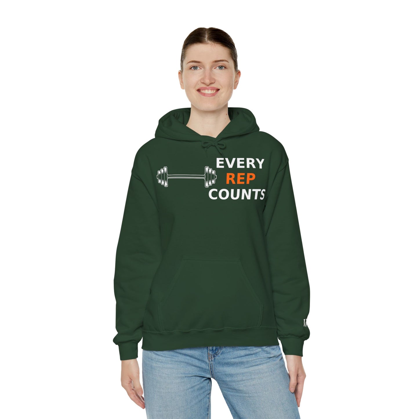 Every Rep Counts Hoodie – Motivational Gym Streetwear