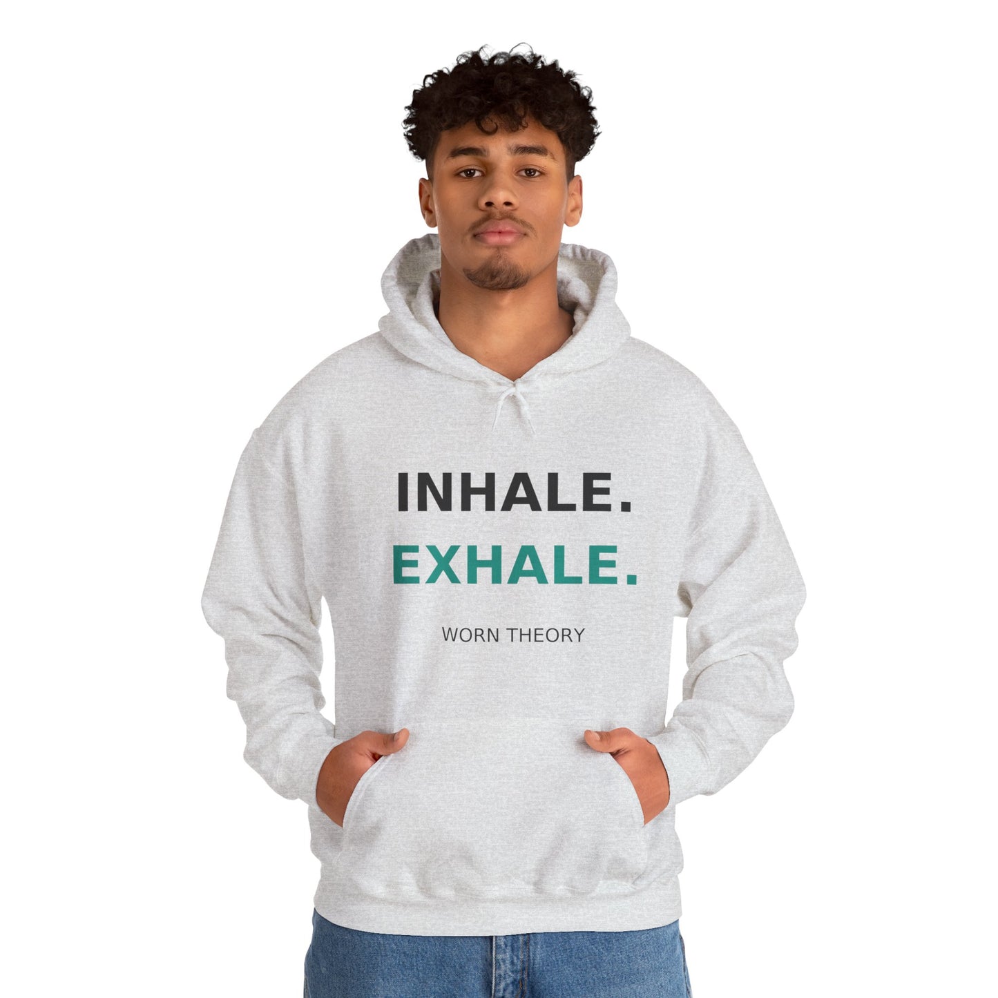 INHALE EXHALE Hoodie – Mindfulness Streetwear for Calm and Balance