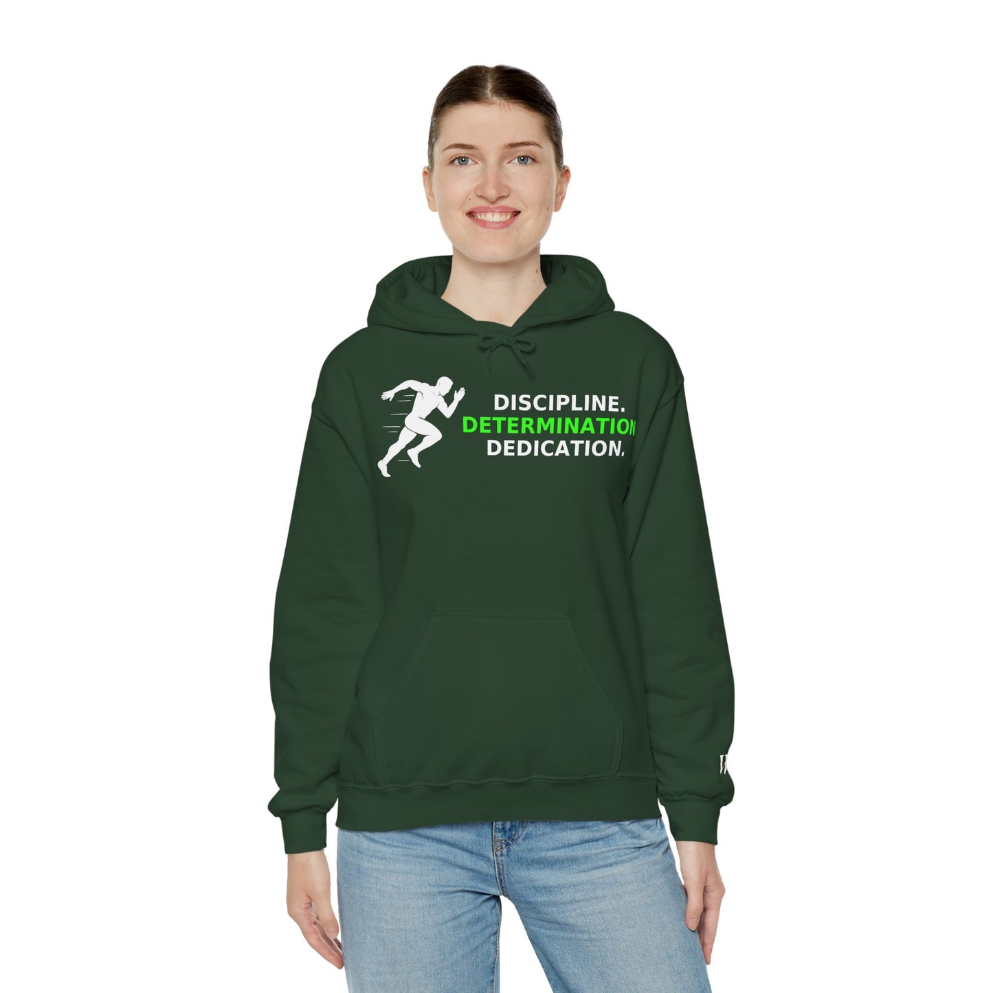 Discipline Determination Dedication Hoodie – Motivational Gym Streetwear
