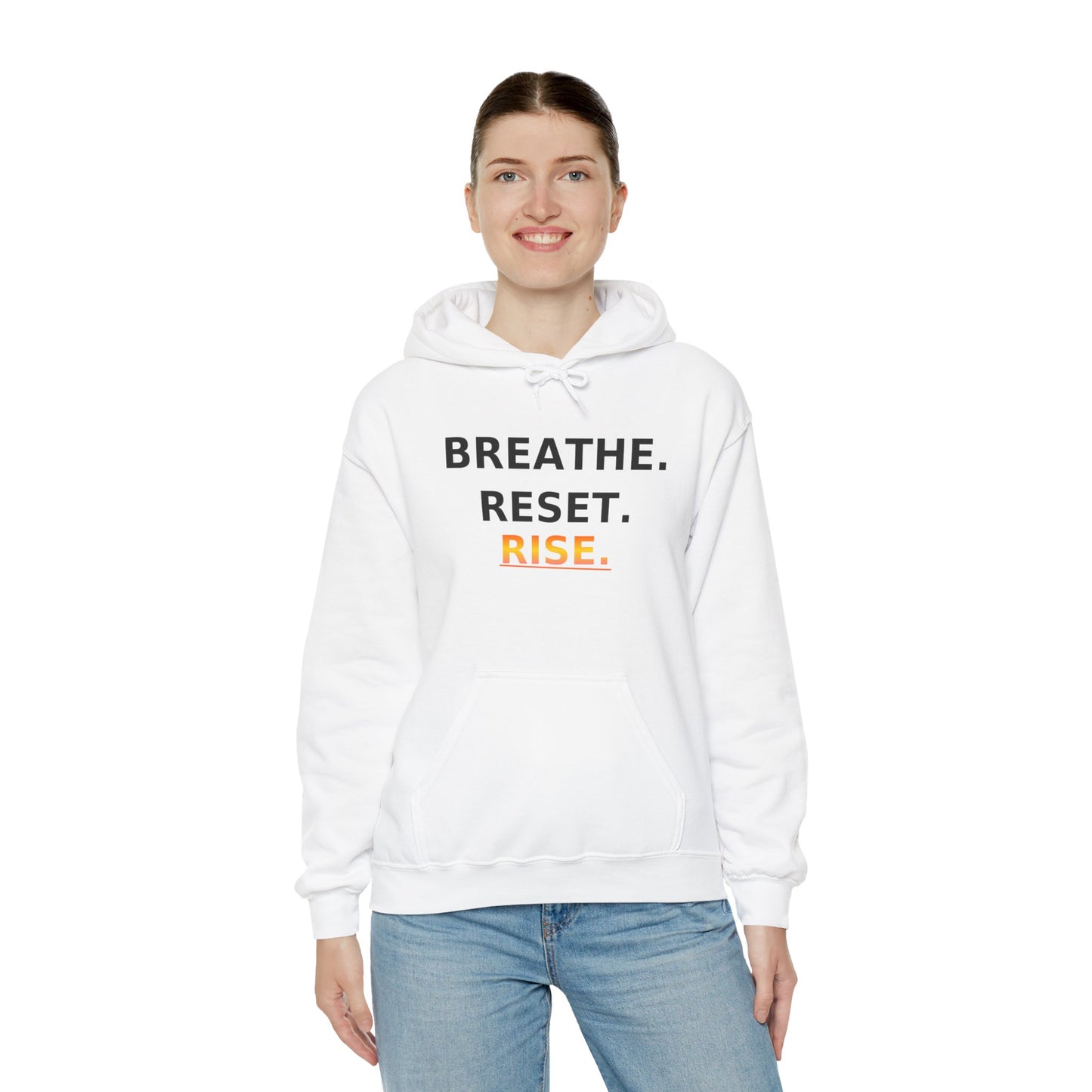 Breathe Reset Rise Hoodie – Mindfulness Streetwear for Balance & Growth