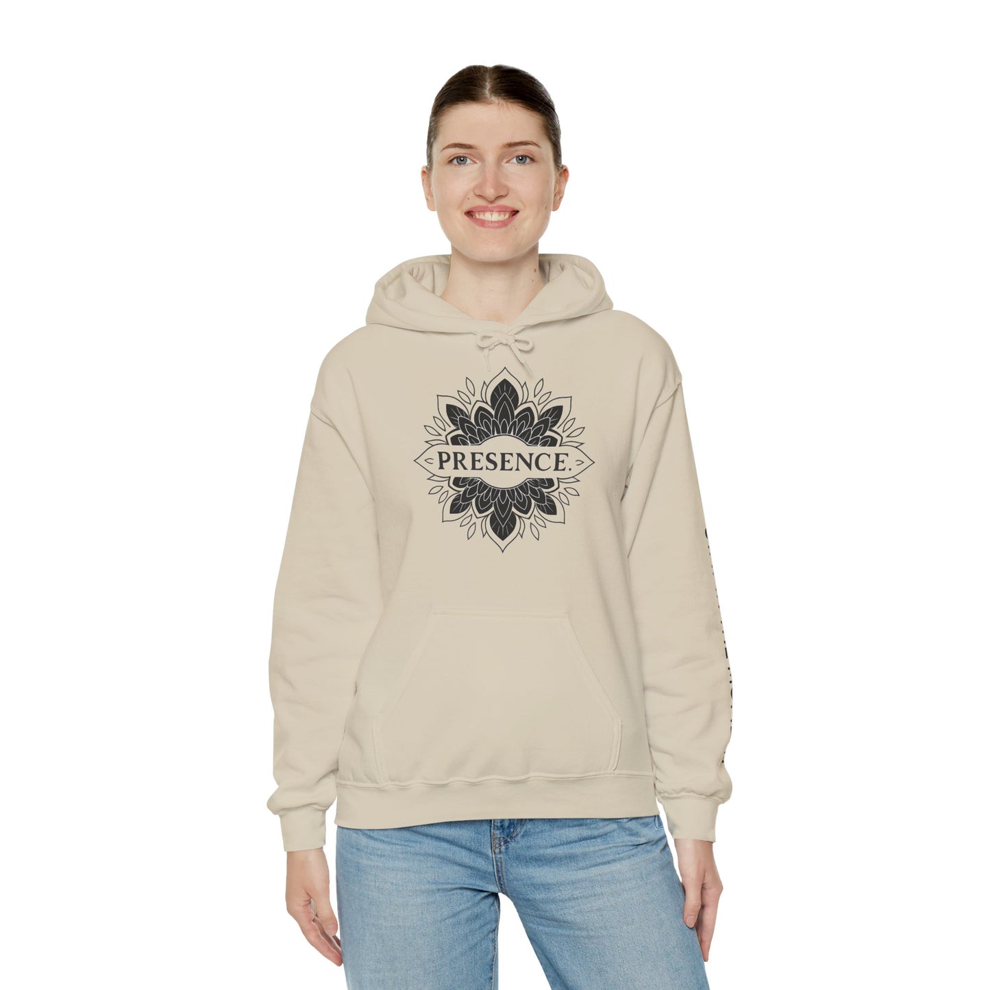 Presence Hoodie – Mindfulness Mandala Streetwear
