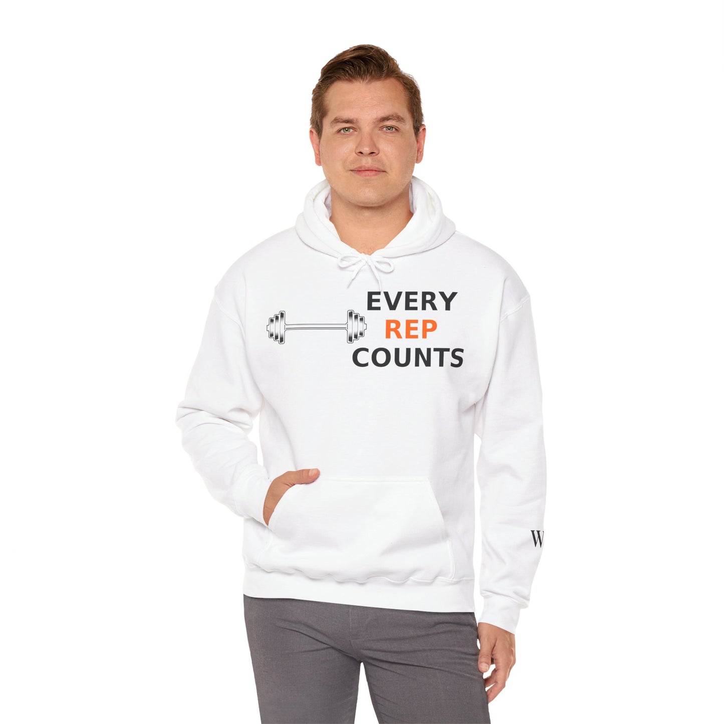 Every Rep Counts Hoodie – Motivational Gym Streetwear
