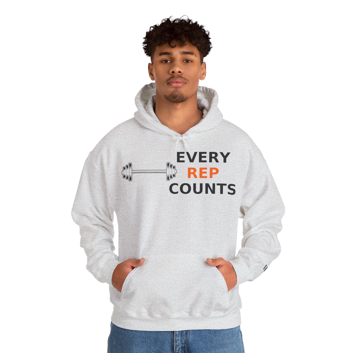 Every Rep Counts Hoodie – Motivational Gym Streetwear