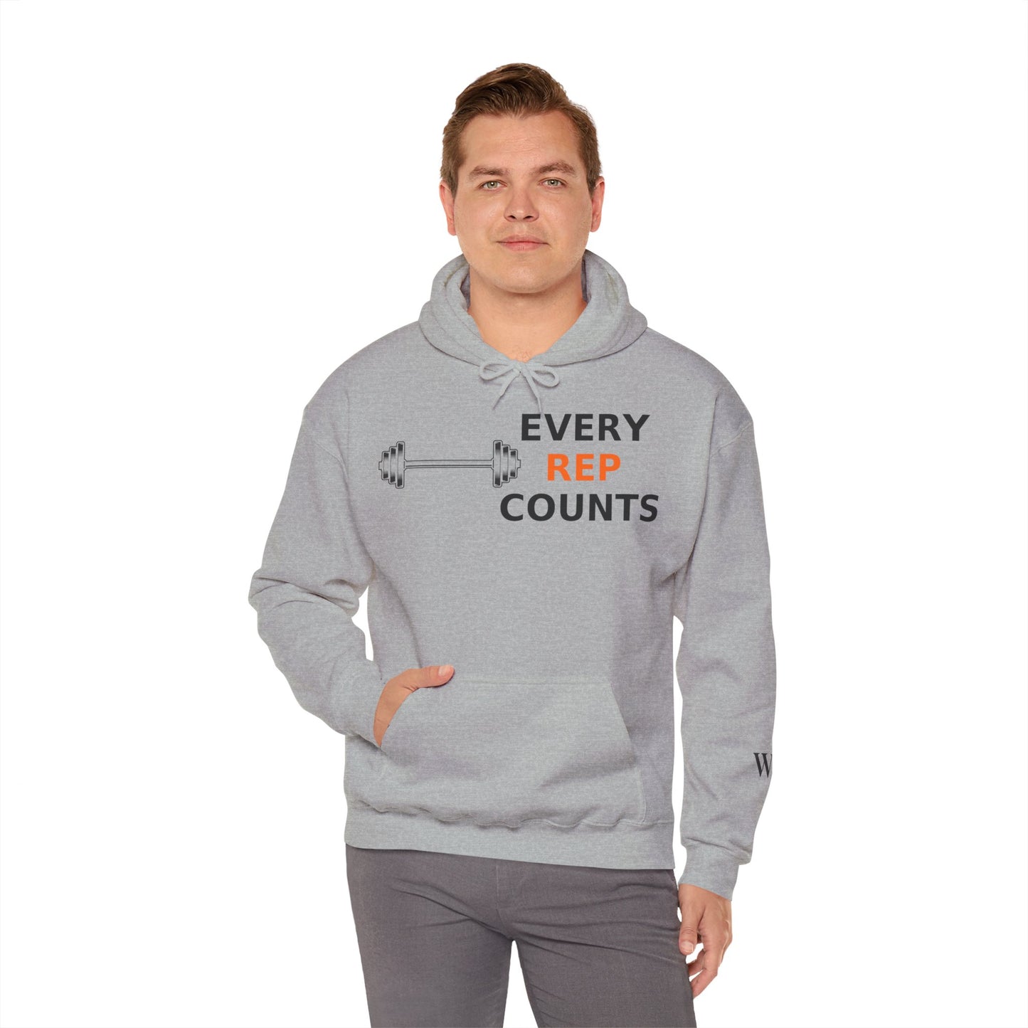 Every Rep Counts Hoodie – Motivational Gym Streetwear