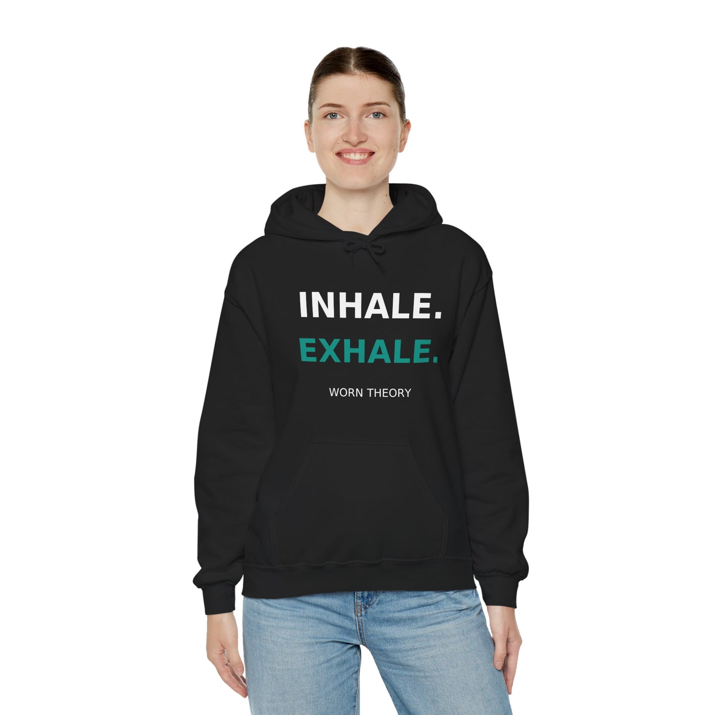 INHALE EXHALE Hoodie – Mindfulness Streetwear for Calm and Balance