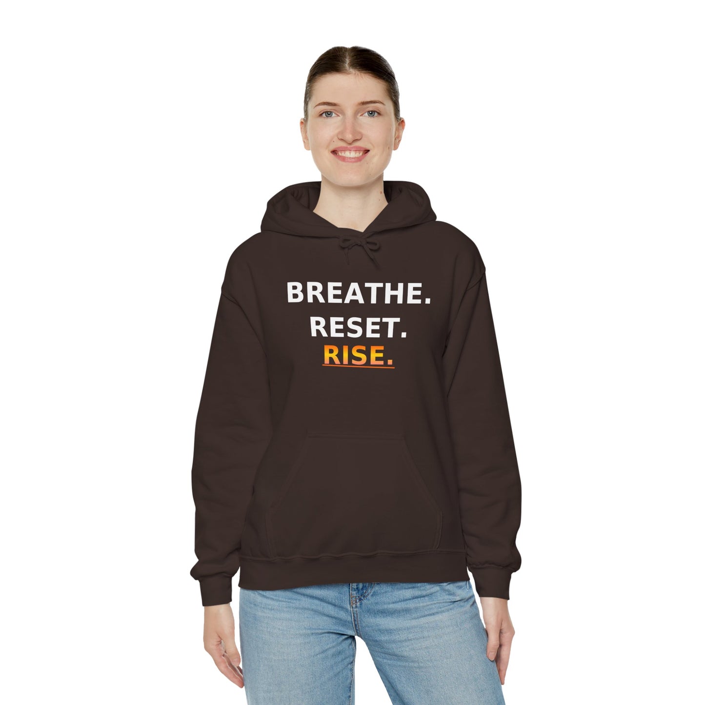 Breathe Reset Rise Hoodie – Mindfulness Streetwear for Balance & Growth