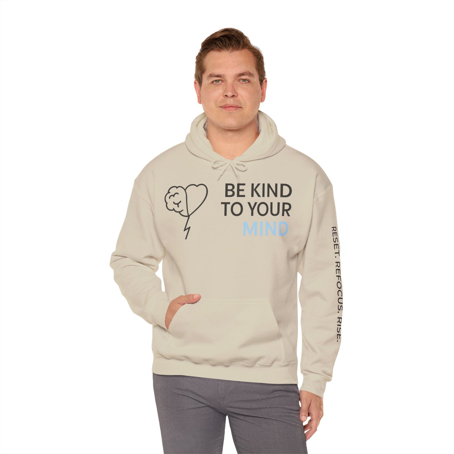 Be Kind to Your Mind – Cozy Mental Wellness Hoodie