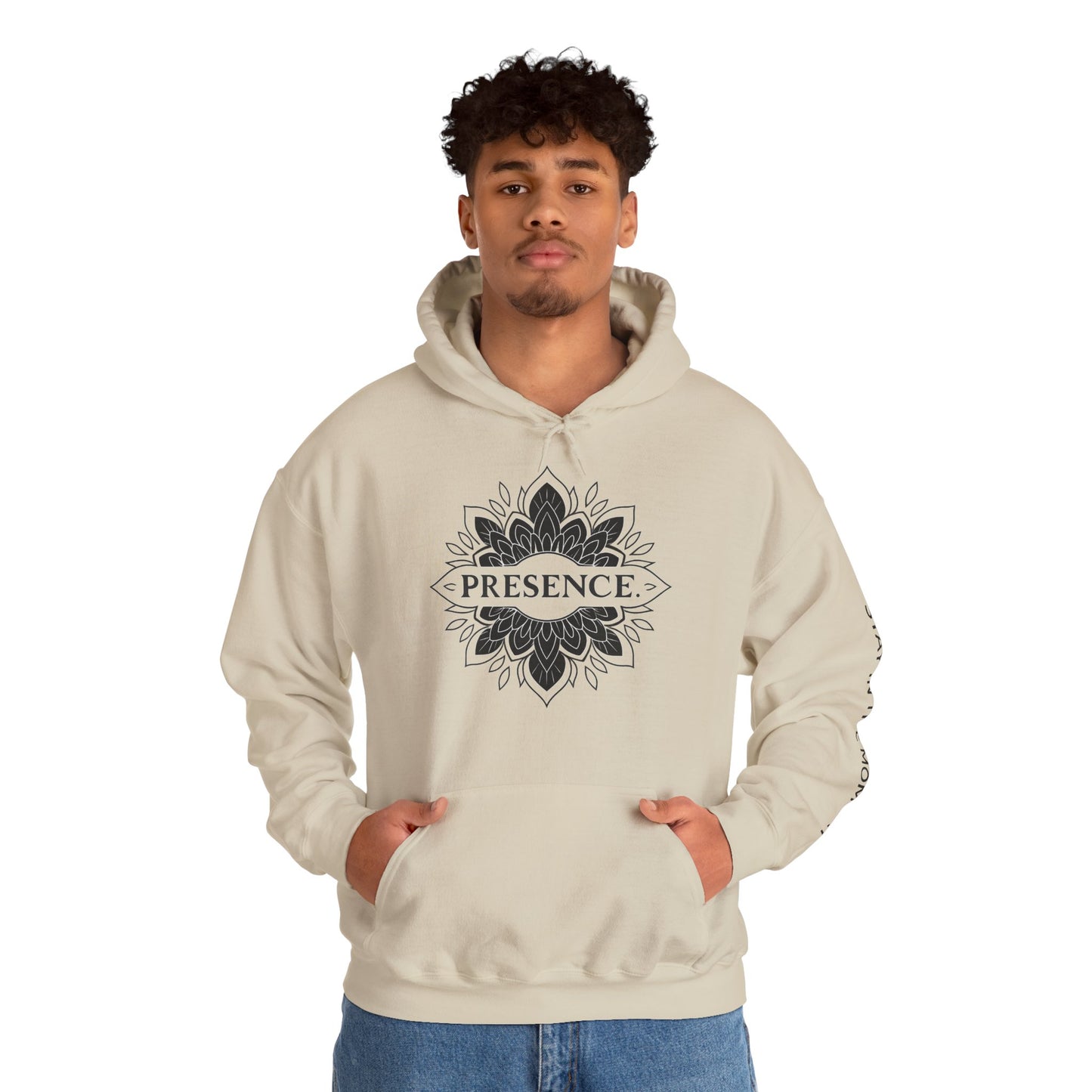 Presence Hoodie – Mindfulness Mandala Streetwear